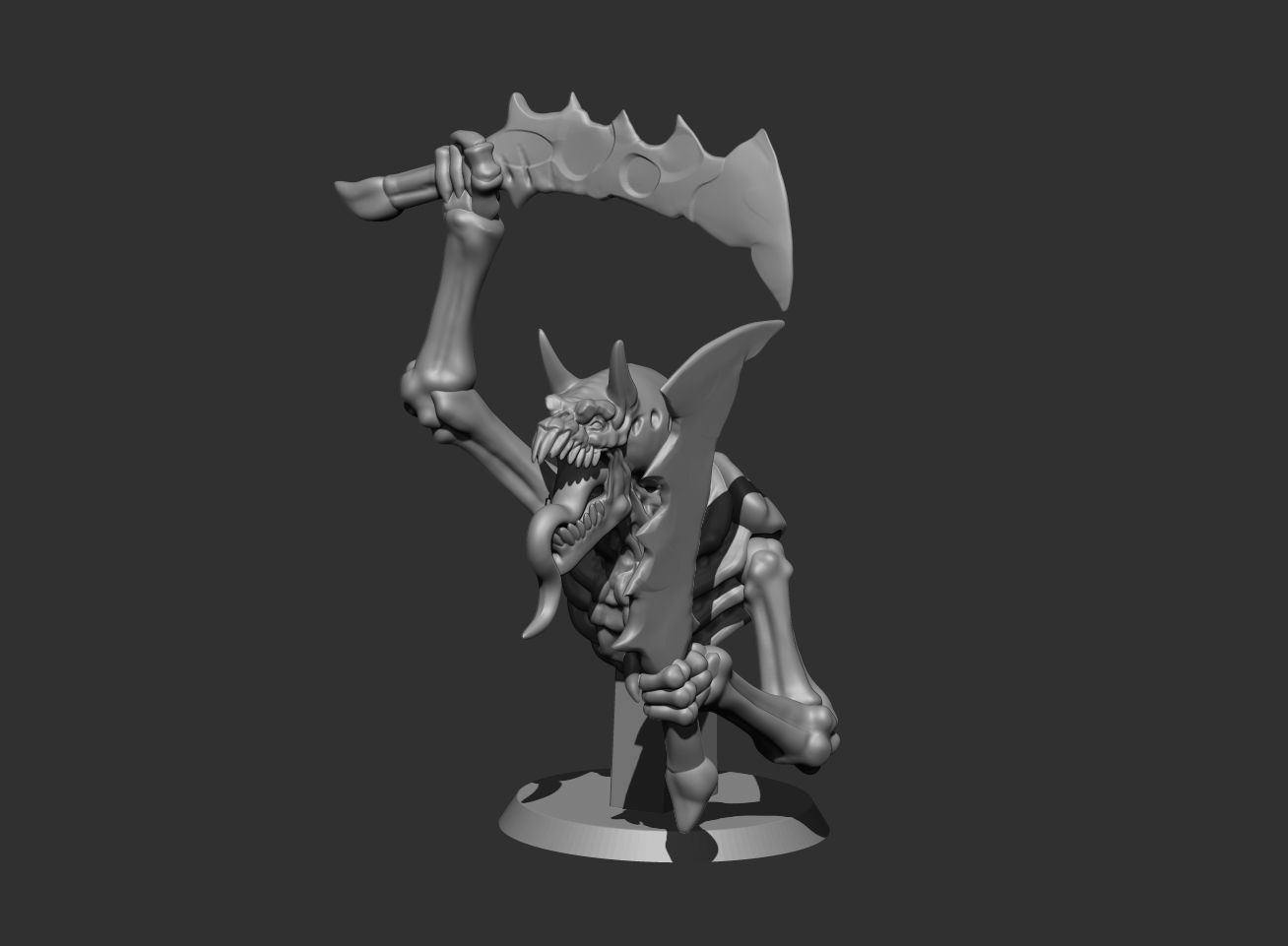 Terror Bust 3D print model_2