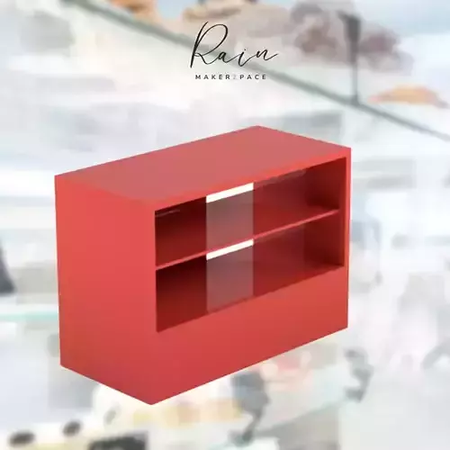 Bakery Cabinet Miniature Bakery Furniture Collection 3D print model