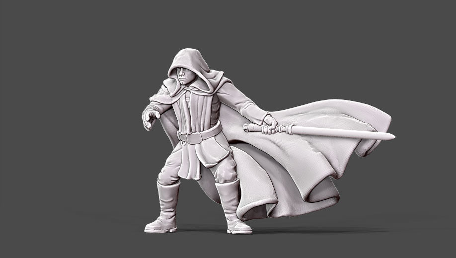 Light adept - 35mm scale 3D print model_5