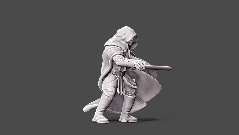 Light adept - 35mm scale 3D print model_2