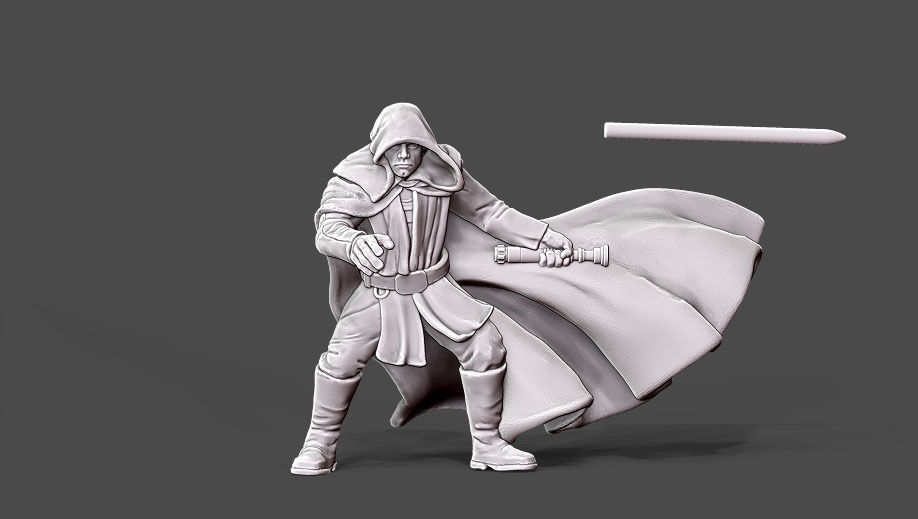 Light adept - 35mm scale 3D print model_7