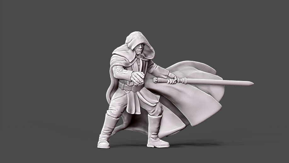Light adept - 35mm scale 3D print model_1