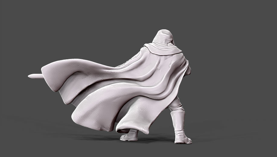 Light adept - 35mm scale 3D print model_3