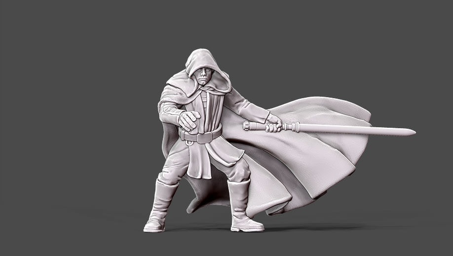 Light adept - 35mm scale 3D print model_6