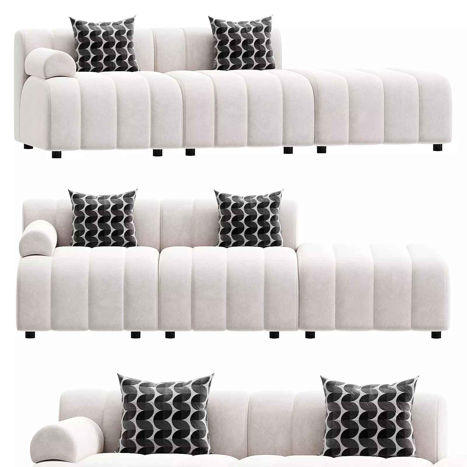 norr kushetka 240cm 3D model_0