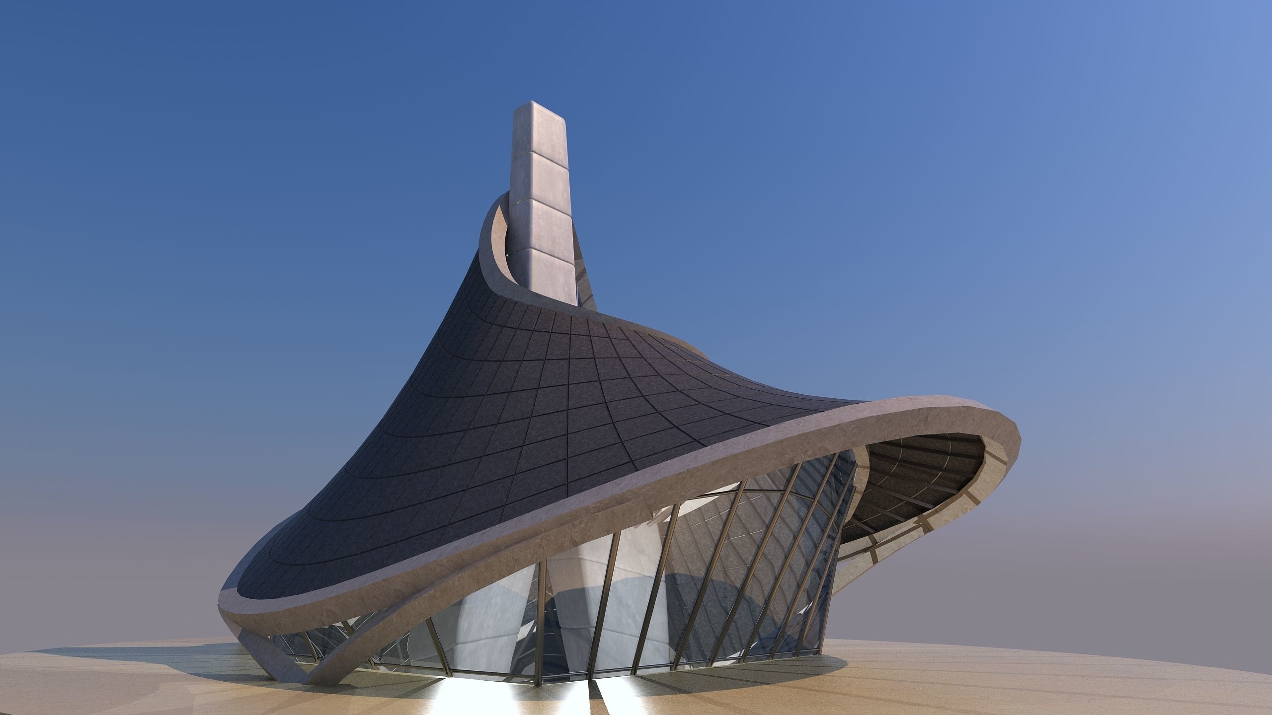 0201 - Twisted House 3D model_3