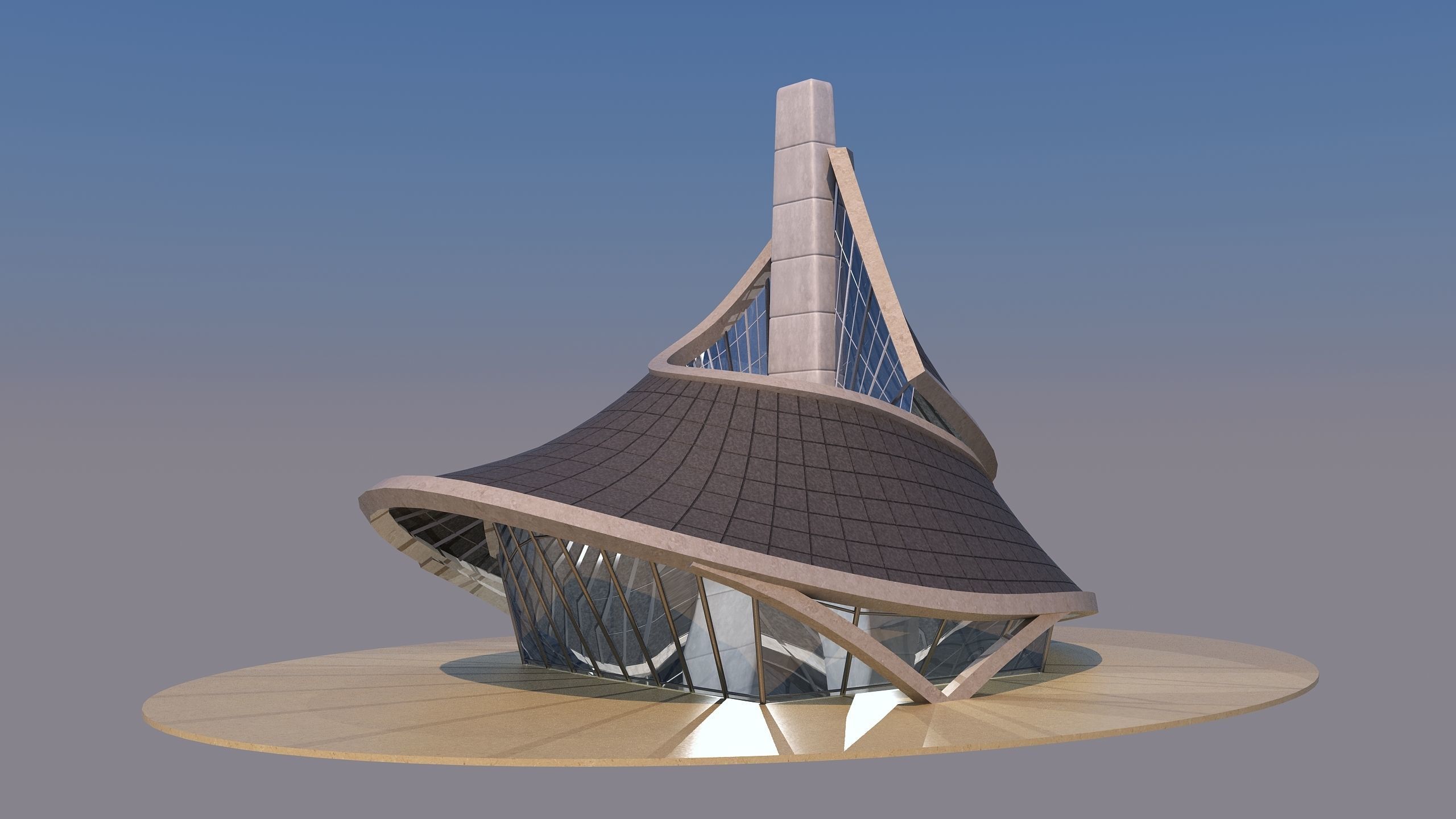 0201 - Twisted House 3D model_1