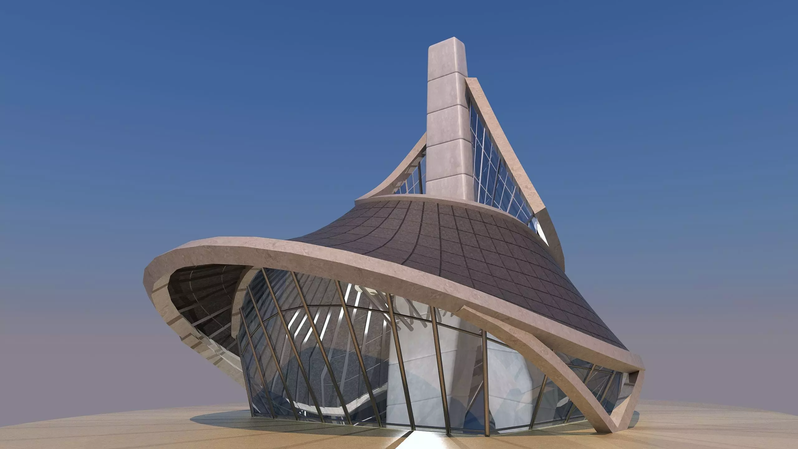 0201 - Twisted House 3D model_0