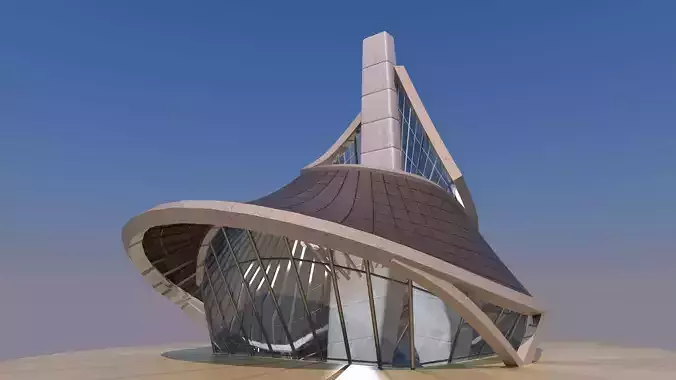 0201 - Twisted House 3D model