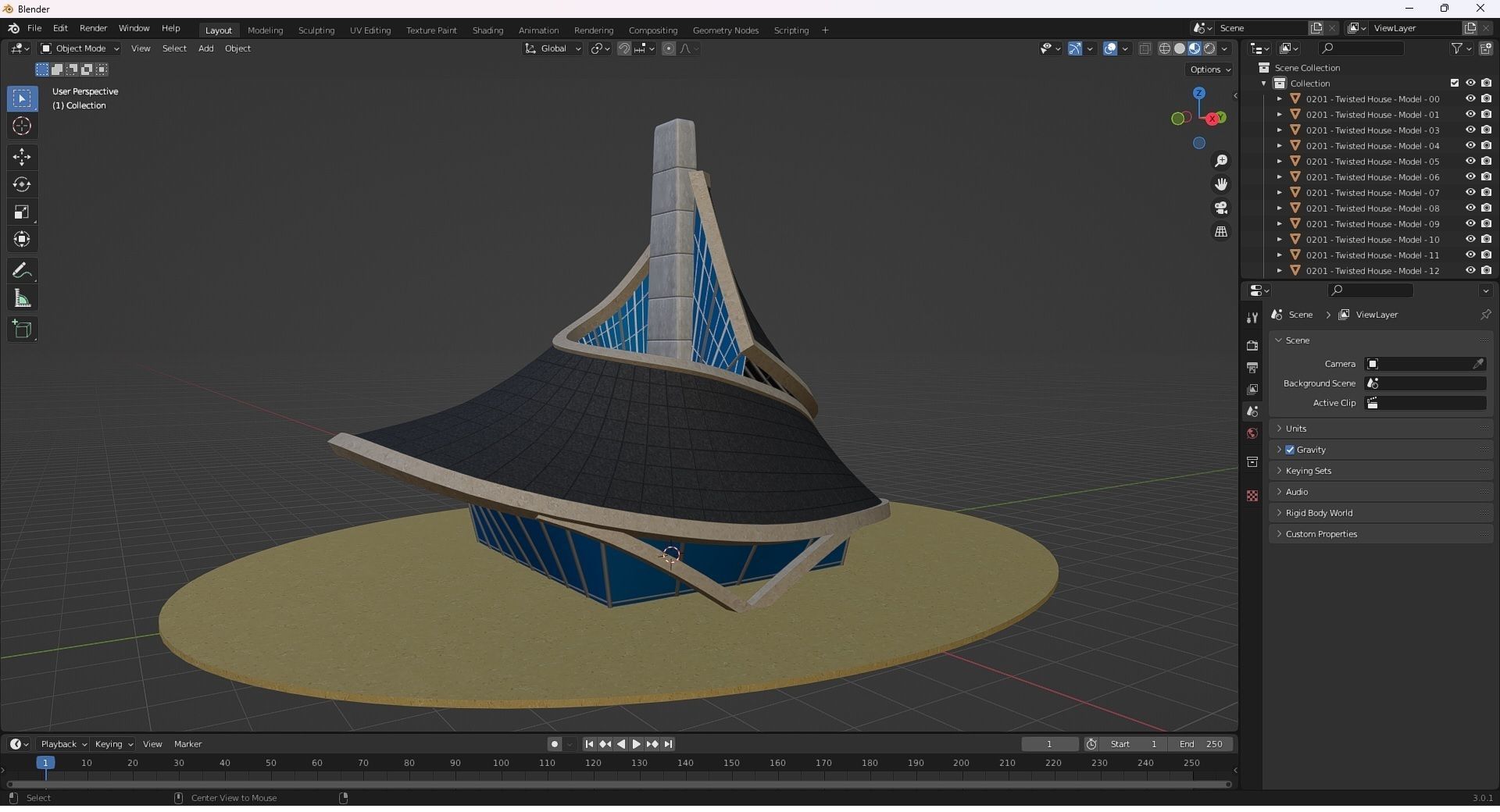 0201 - Twisted House 3D model_26