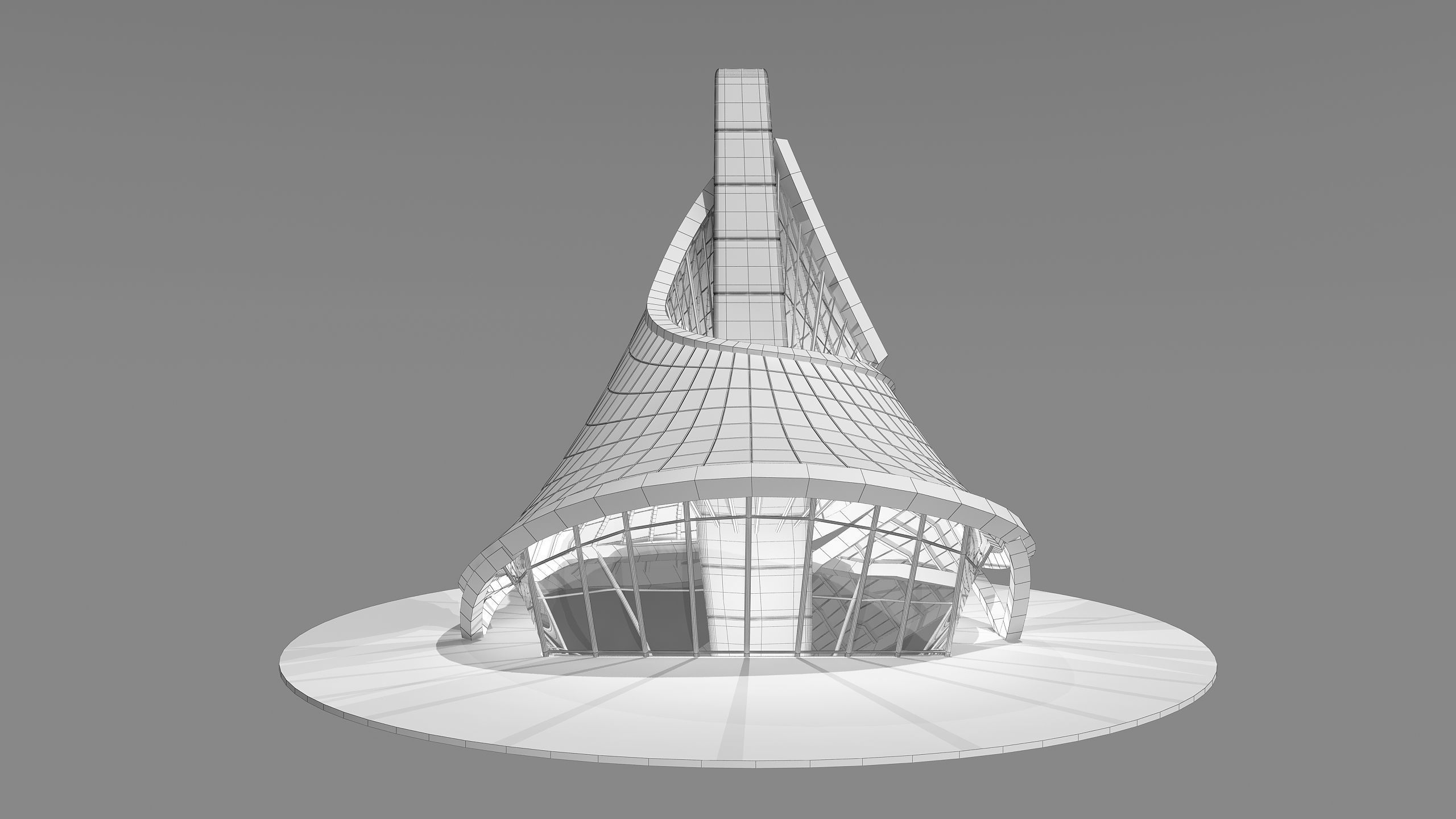 0201 - Twisted House 3D model_10
