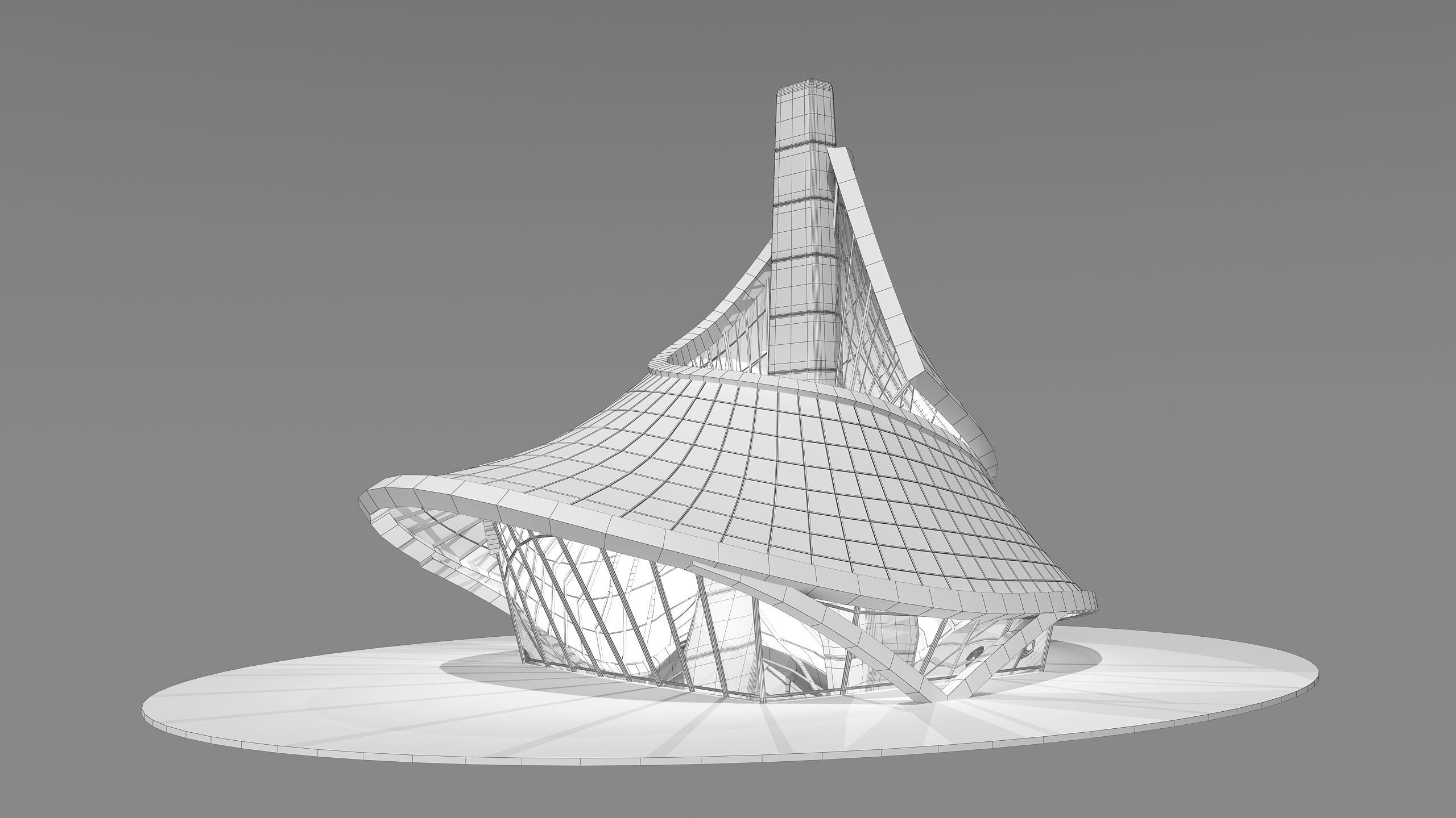 0201 - Twisted House 3D model_12