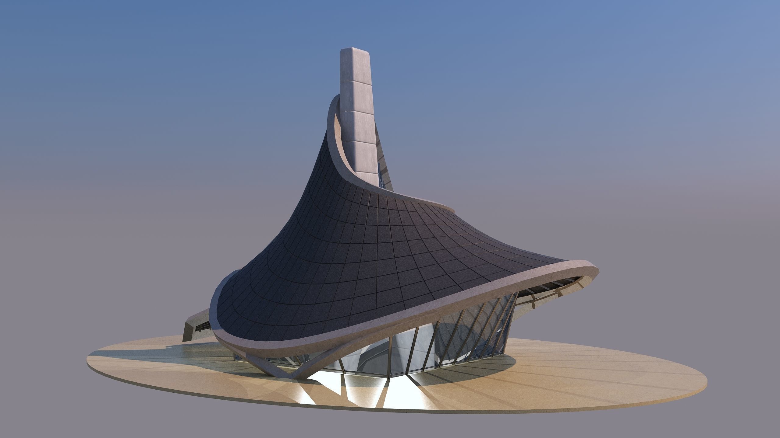 0201 - Twisted House 3D model_4