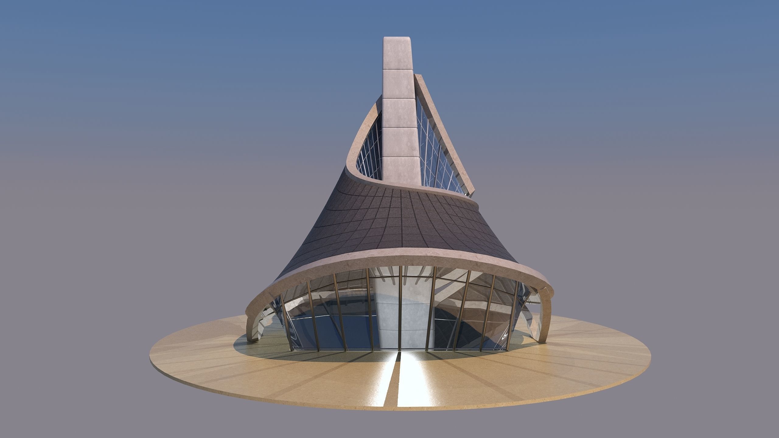 0201 - Twisted House 3D model_2