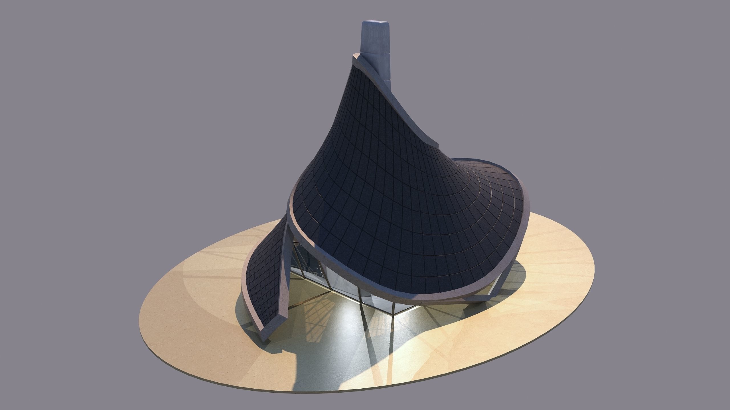 0201 - Twisted House 3D model_7