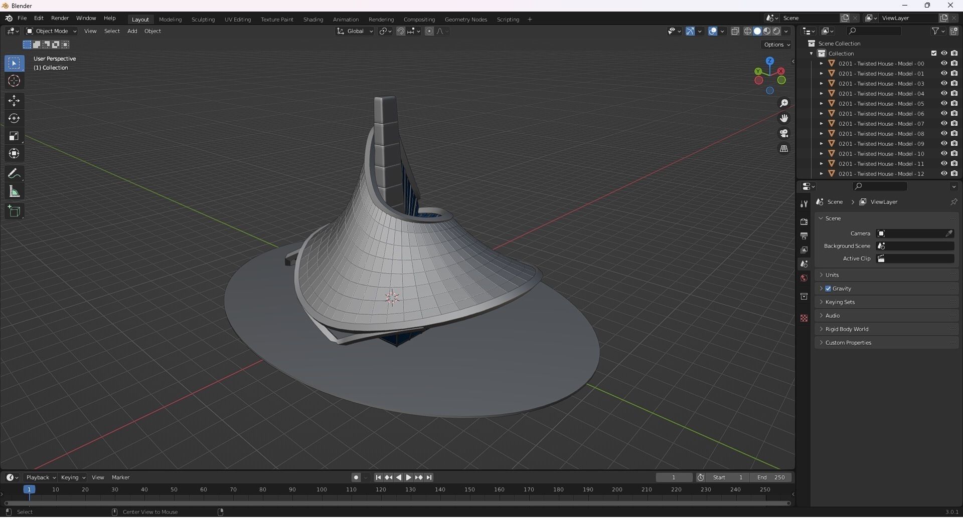 0201 - Twisted House 3D model_25