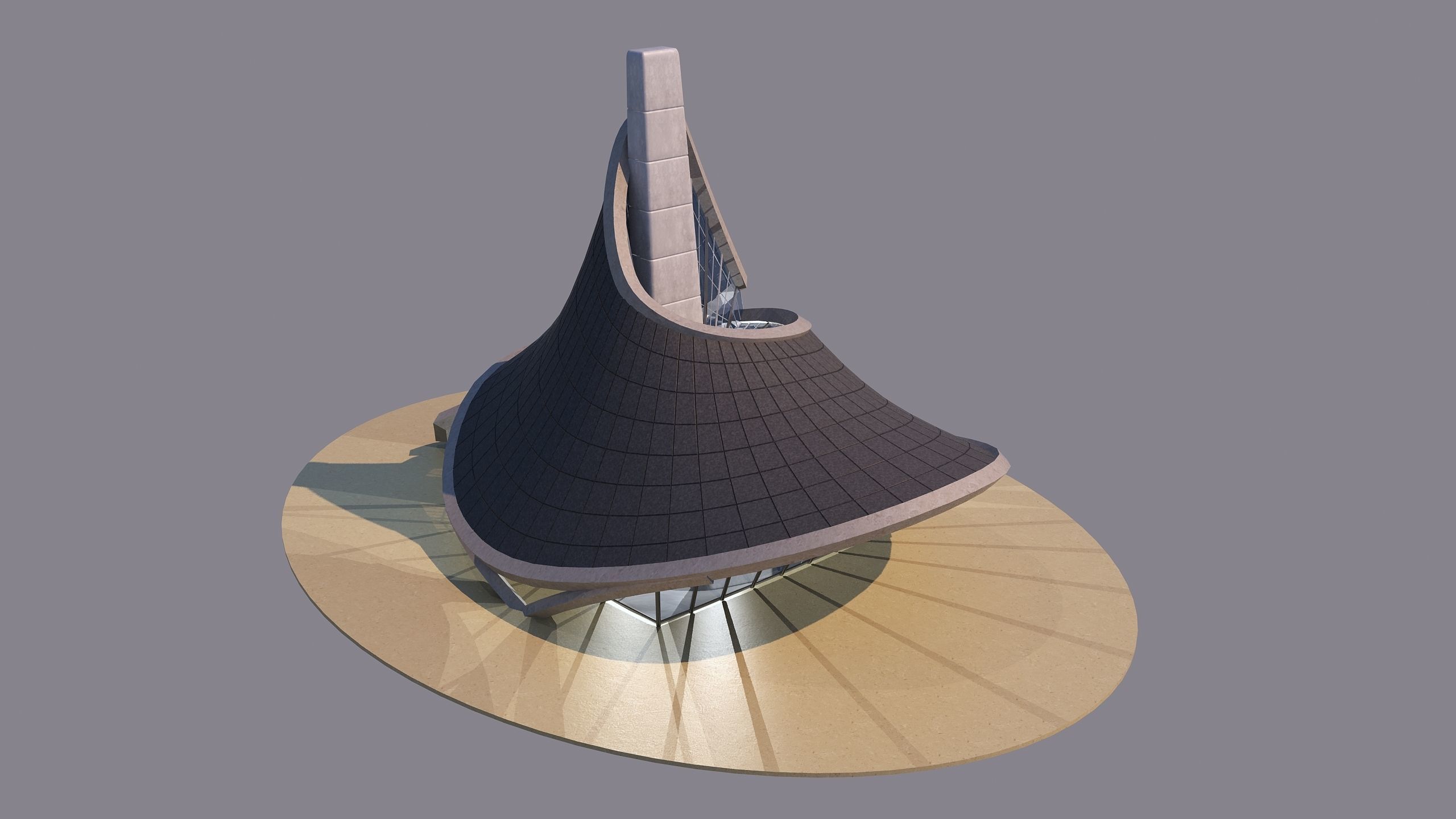 0201 - Twisted House 3D model_5