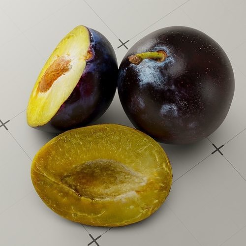 Photorealistic Plum Model 