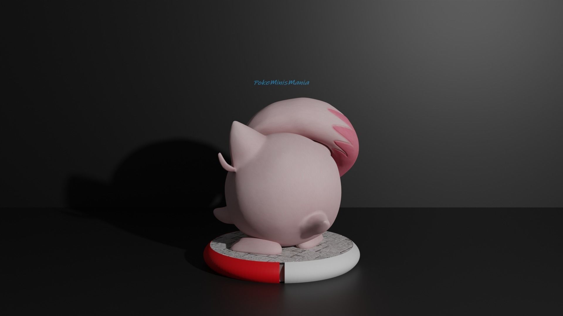 Scream tail pokemon 3D print model 3D print model_3