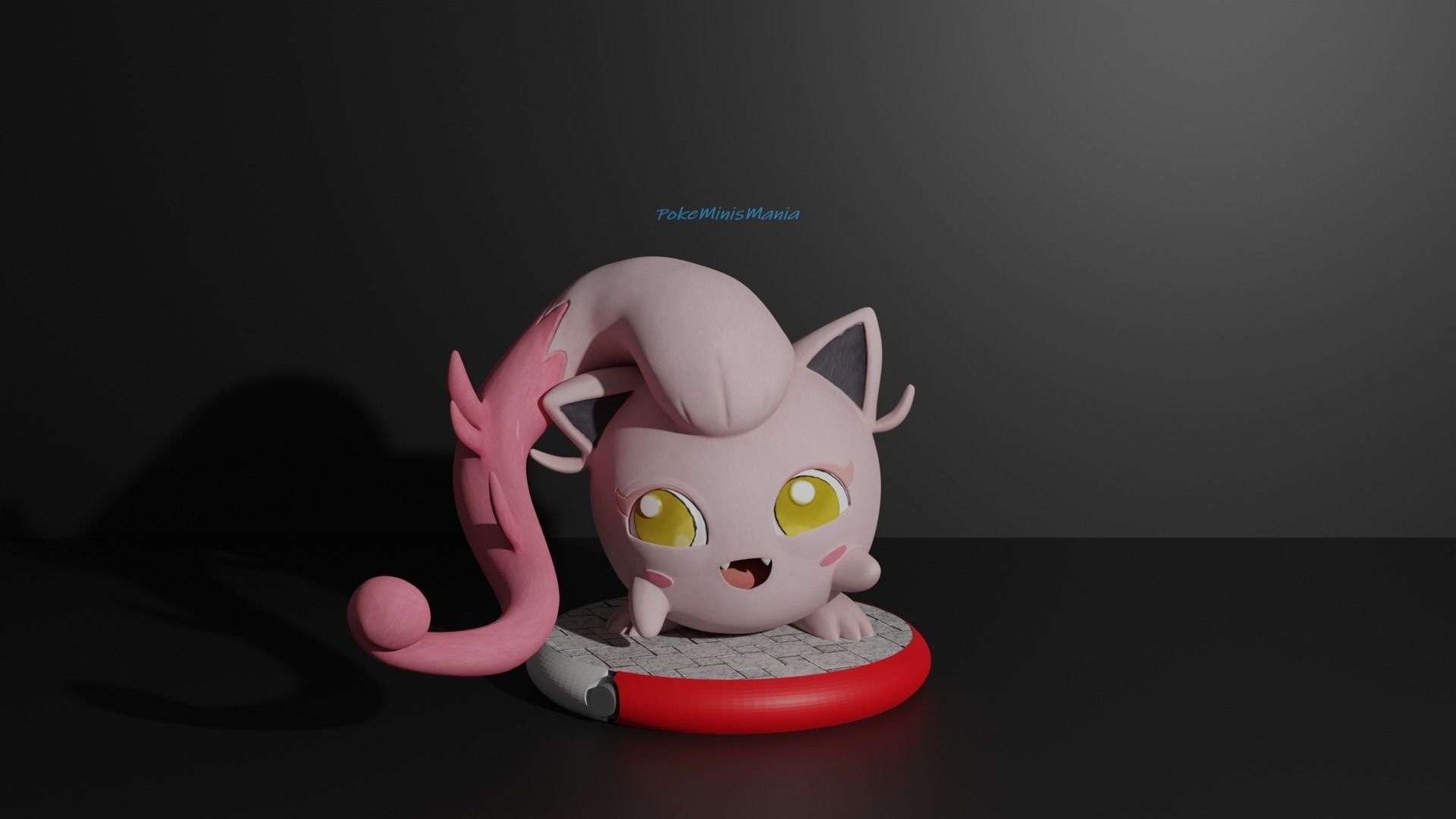 Scream tail pokemon 3D print model 3D print model_1
