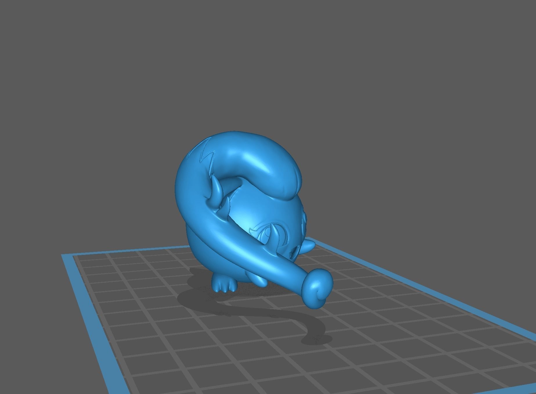 Scream tail pokemon 3D print model 3D print model_12