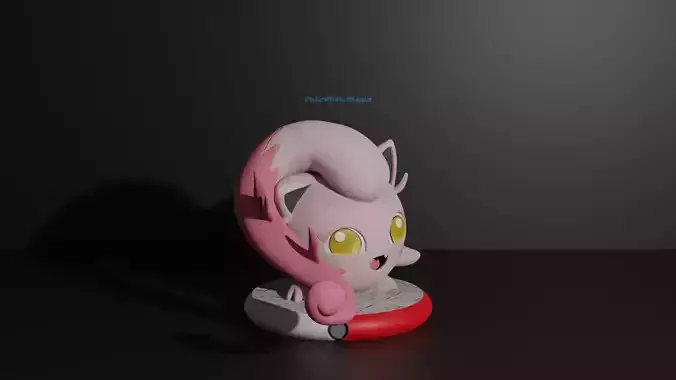 Scream tail pokemon 3D print model