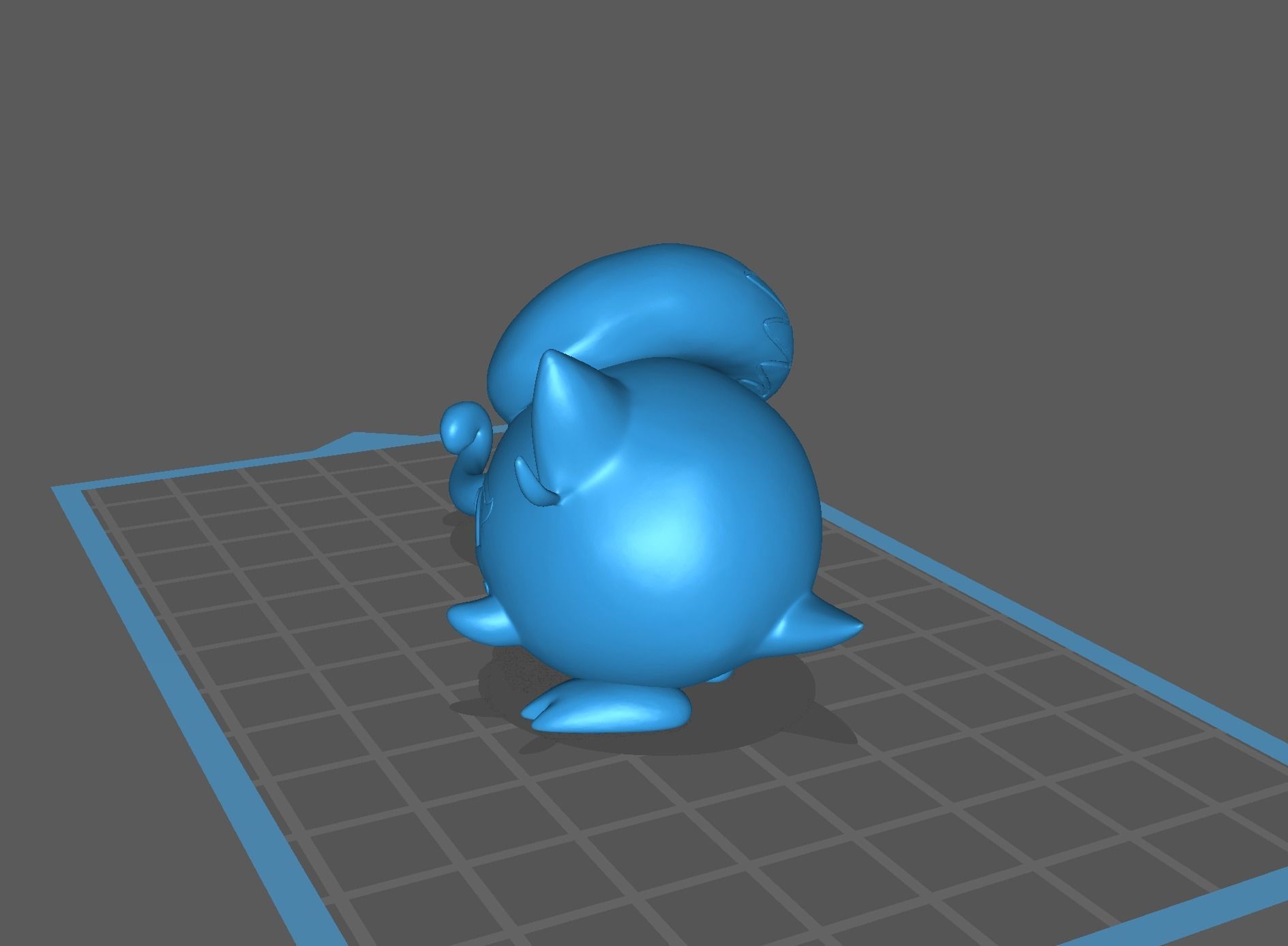 Scream tail pokemon 3D print model 3D print model_10