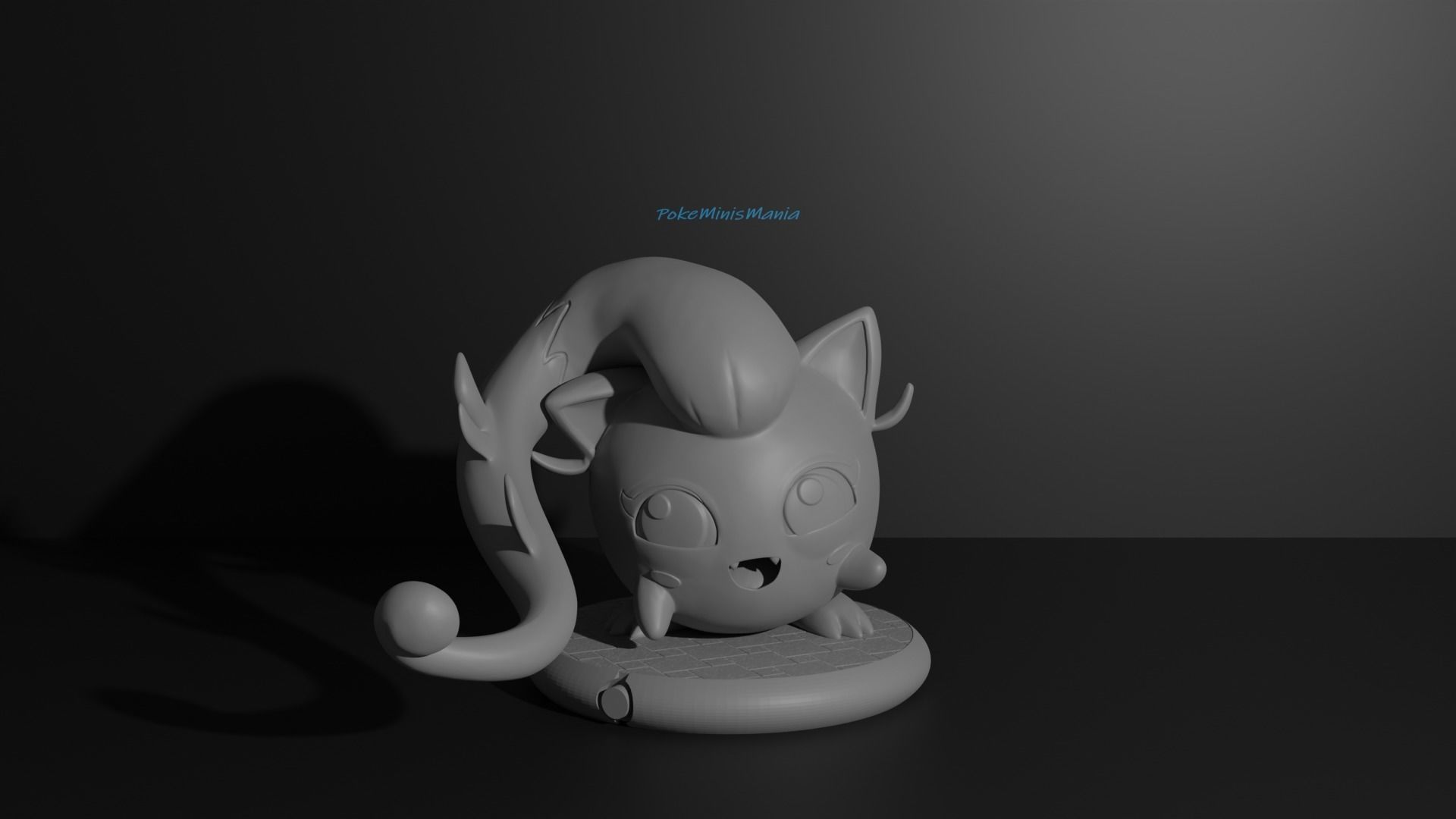 Scream tail pokemon 3D print model 3D print model_5