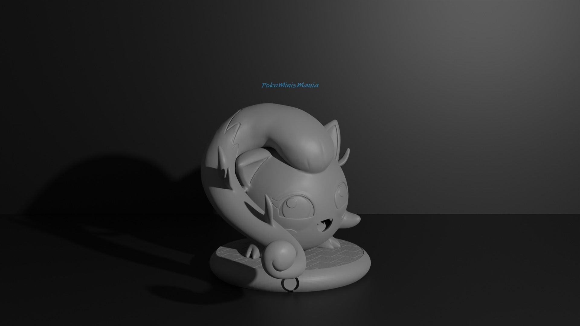 Scream tail pokemon 3D print model 3D print model_4