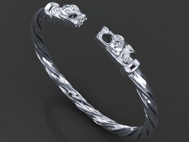 Dragon ring 3D print model_10