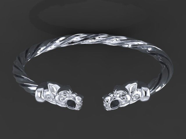 Dragon ring 3D print model_7