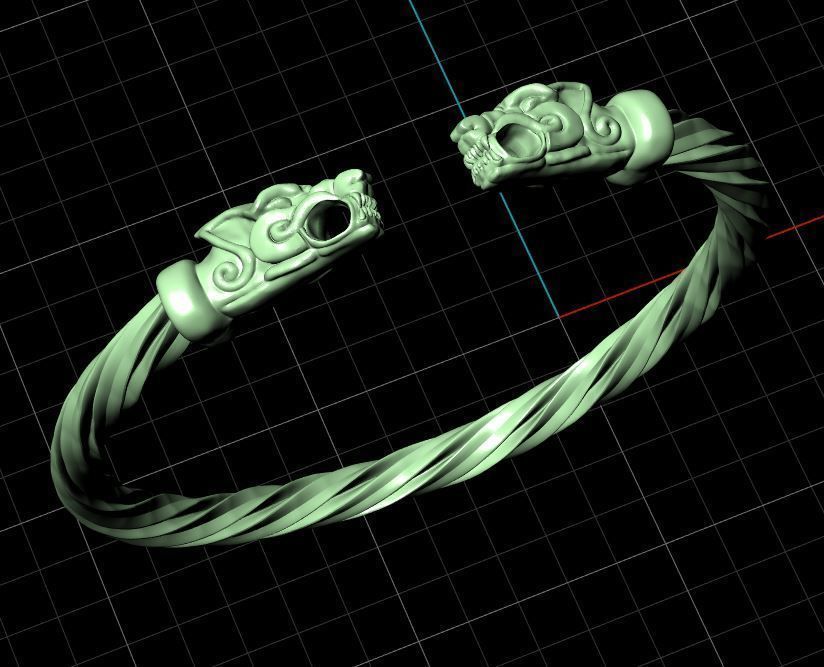 Dragon ring 3D print model_14