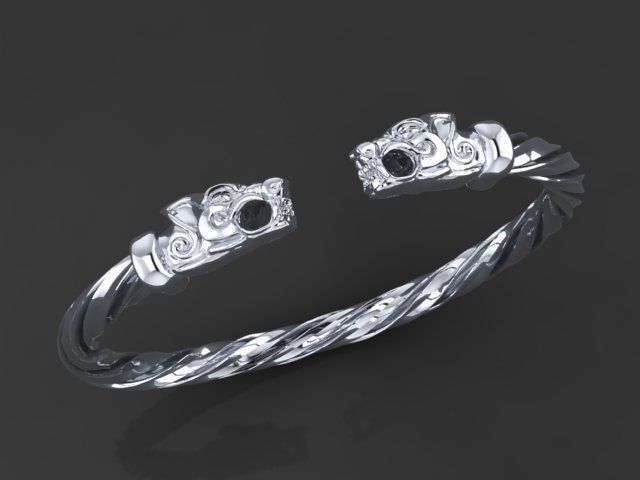 Dragon ring 3D print model_6