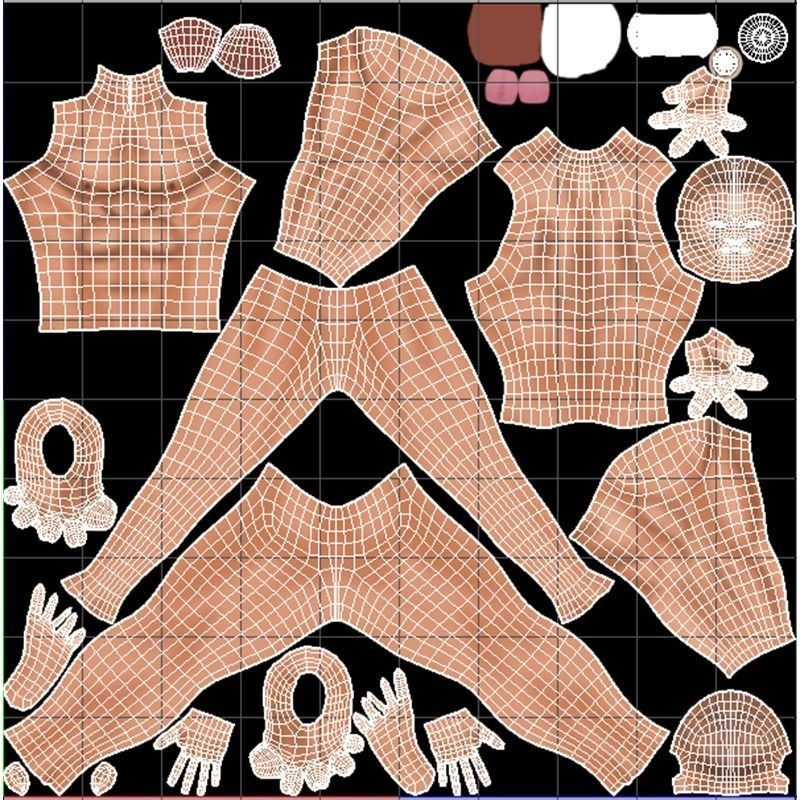 Gaming Character01 Low-poly 3D model_12