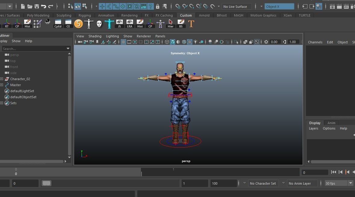 Gaming Character01 Low-poly 3D model_11