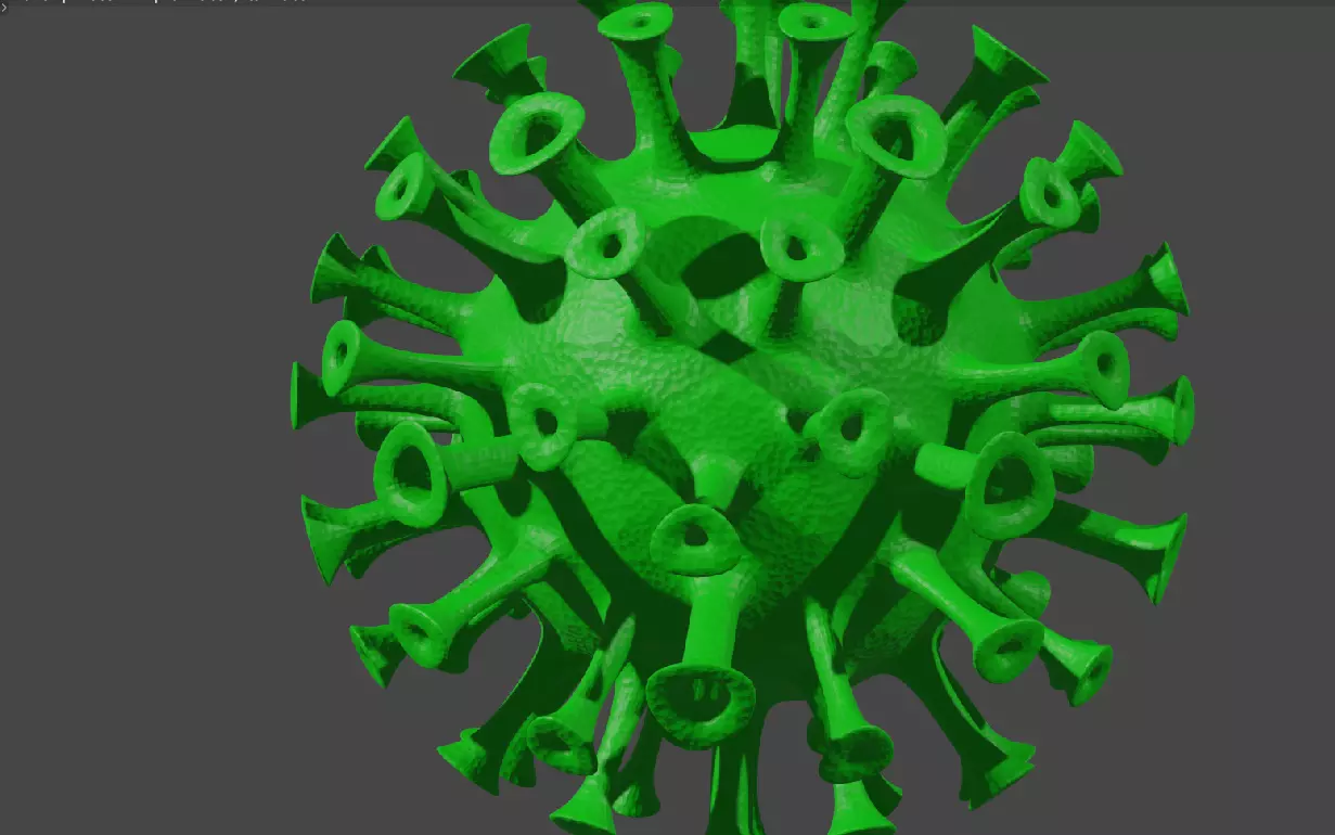 viruse 3d model 3D model_0