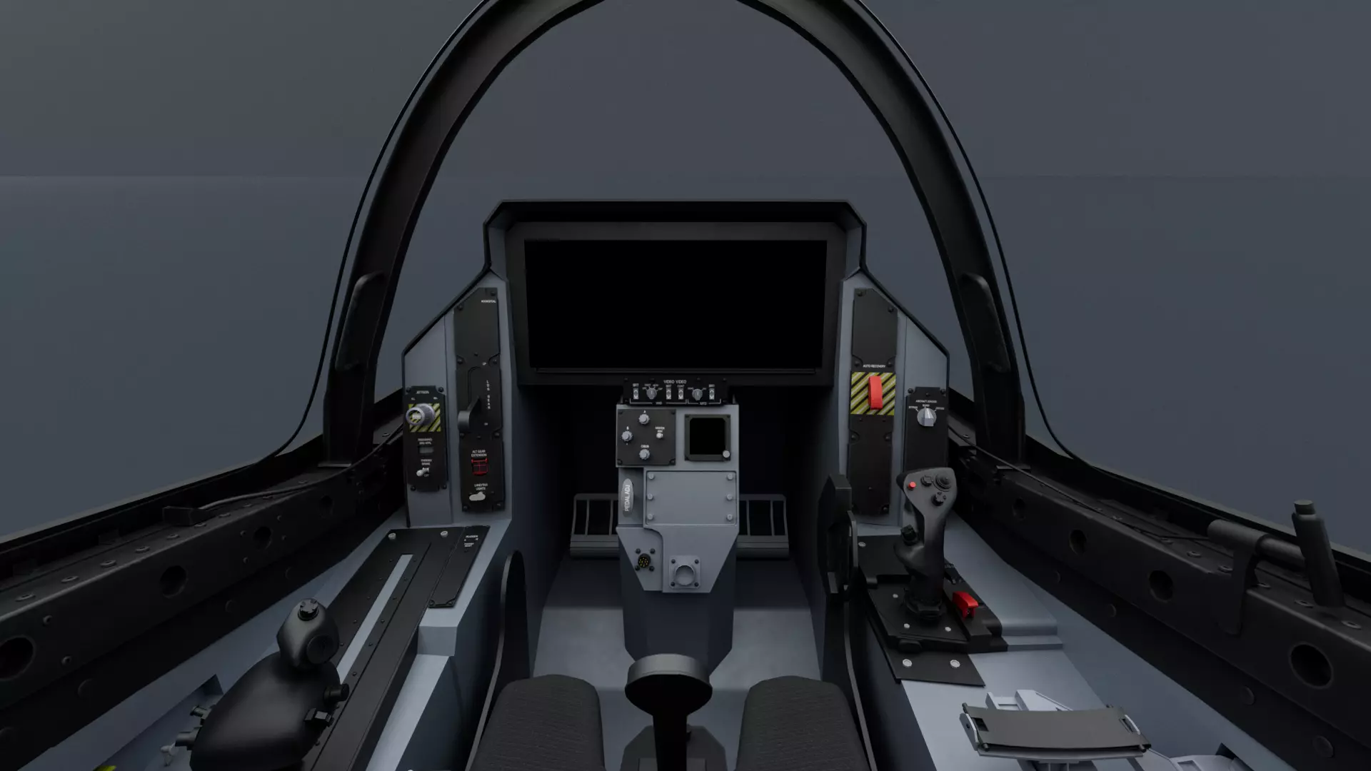 F-35 Cockpit 3D model