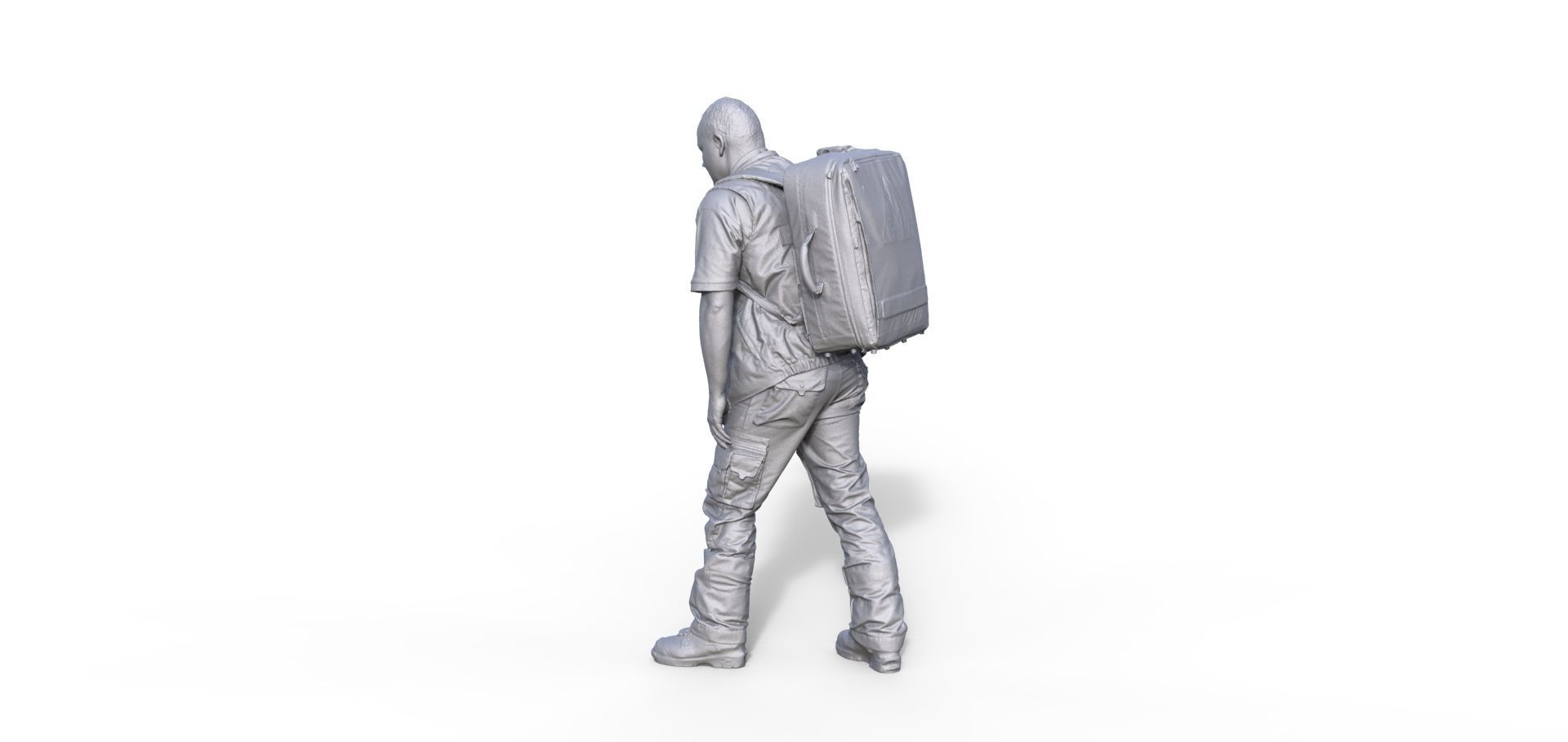 Paramedic figure 3D print model_1