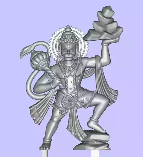 HANUMAN JI PENDANT 3D print model
