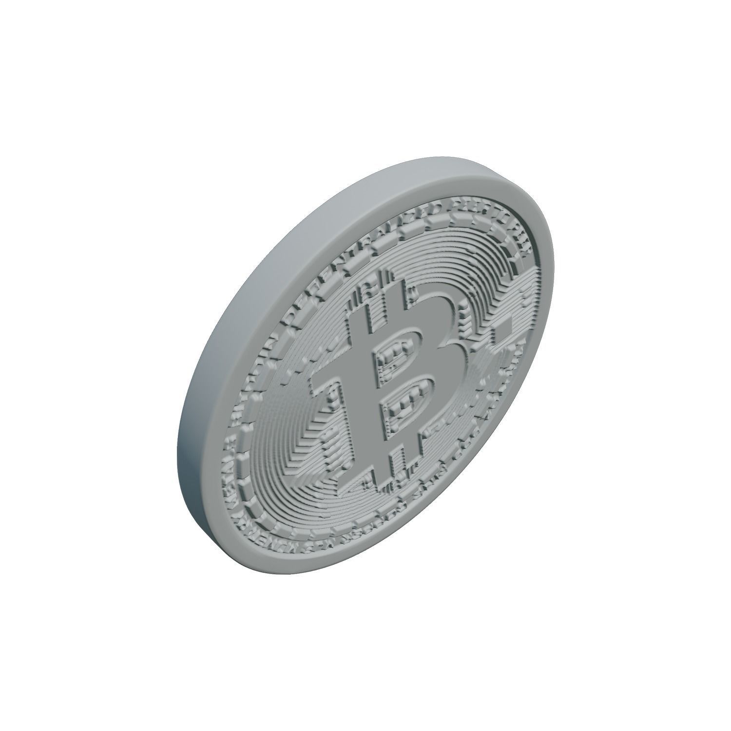 Bitcoin High quality  3D model_4