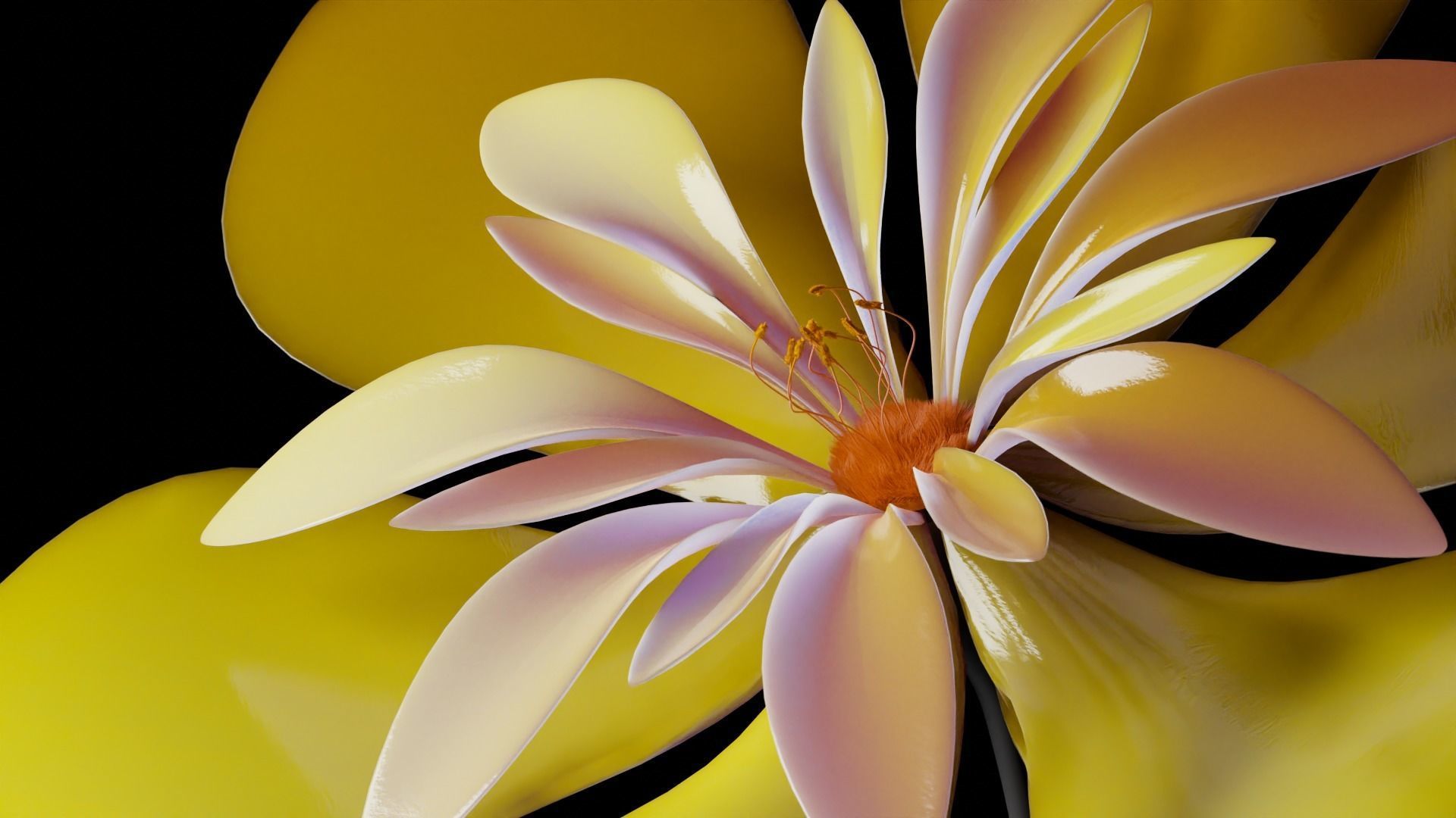 Flowers 3D model_1