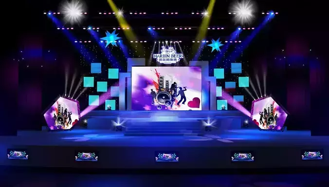 3DS Max 2014 Stage Concert 5