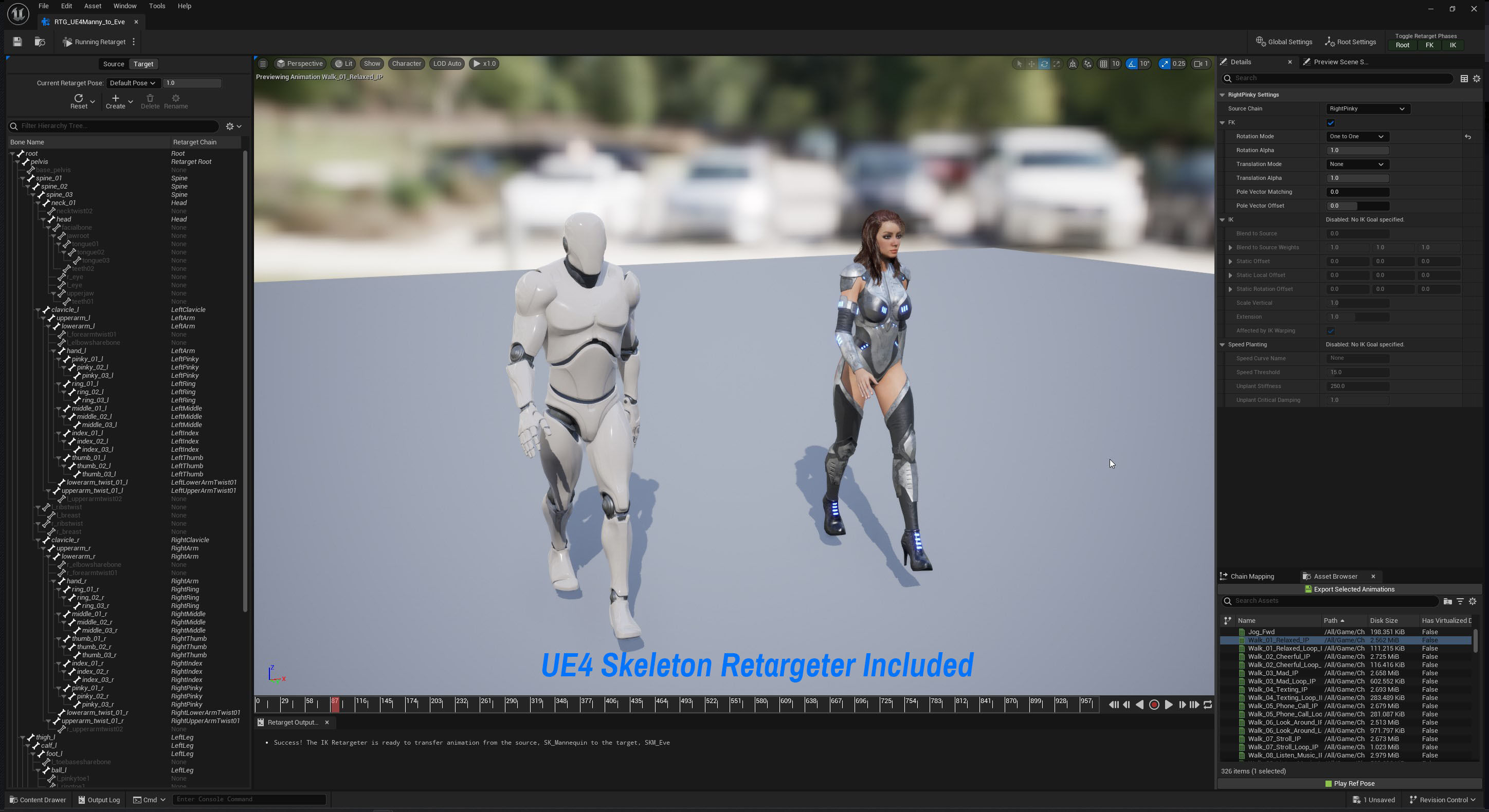 Futuristic Sci-Fi Girl Character Unreal Engine MOCAP Game Ready Low-poly 3D model_7