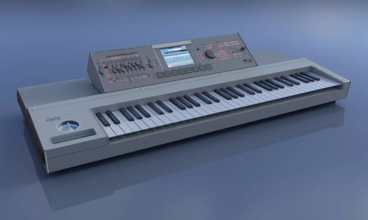 Korg M3-61 Synthesizer 3D model