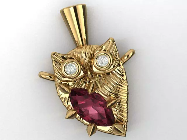 magical owl 3D print model