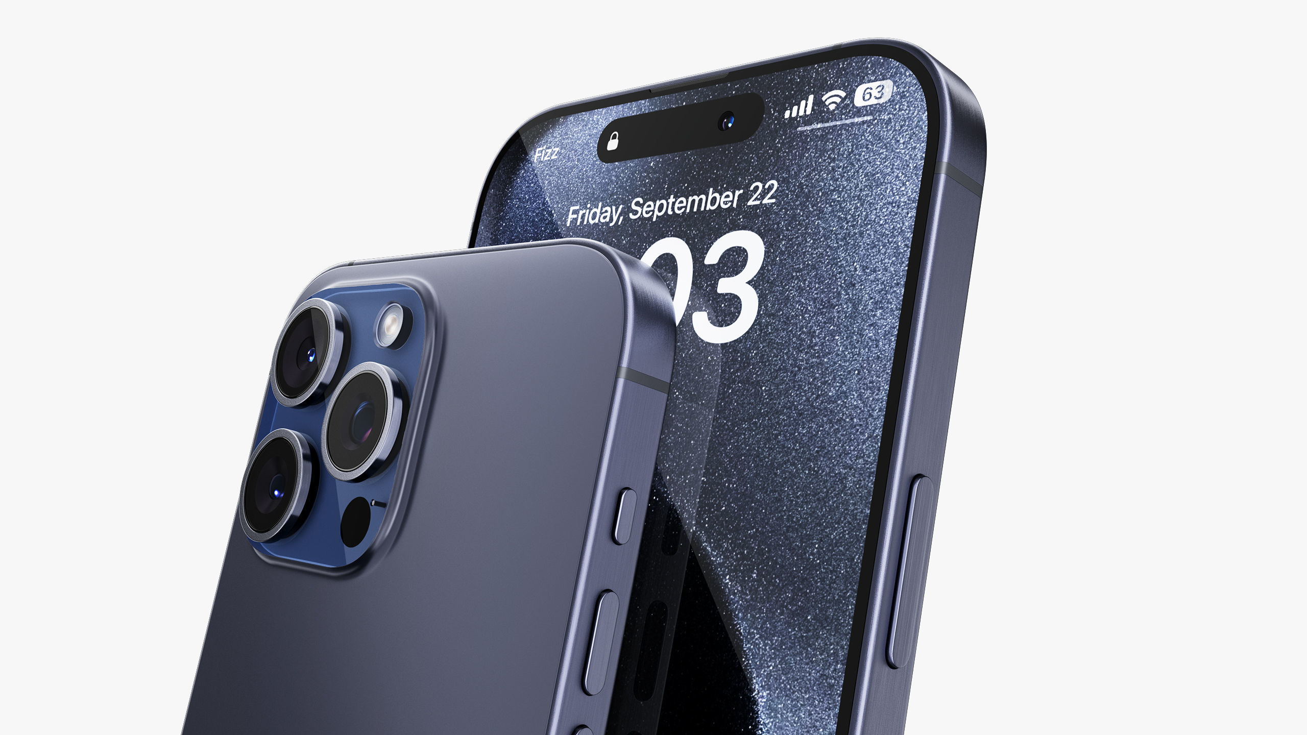 Apple iPhone 15 Pro Max Collection 3D model_22