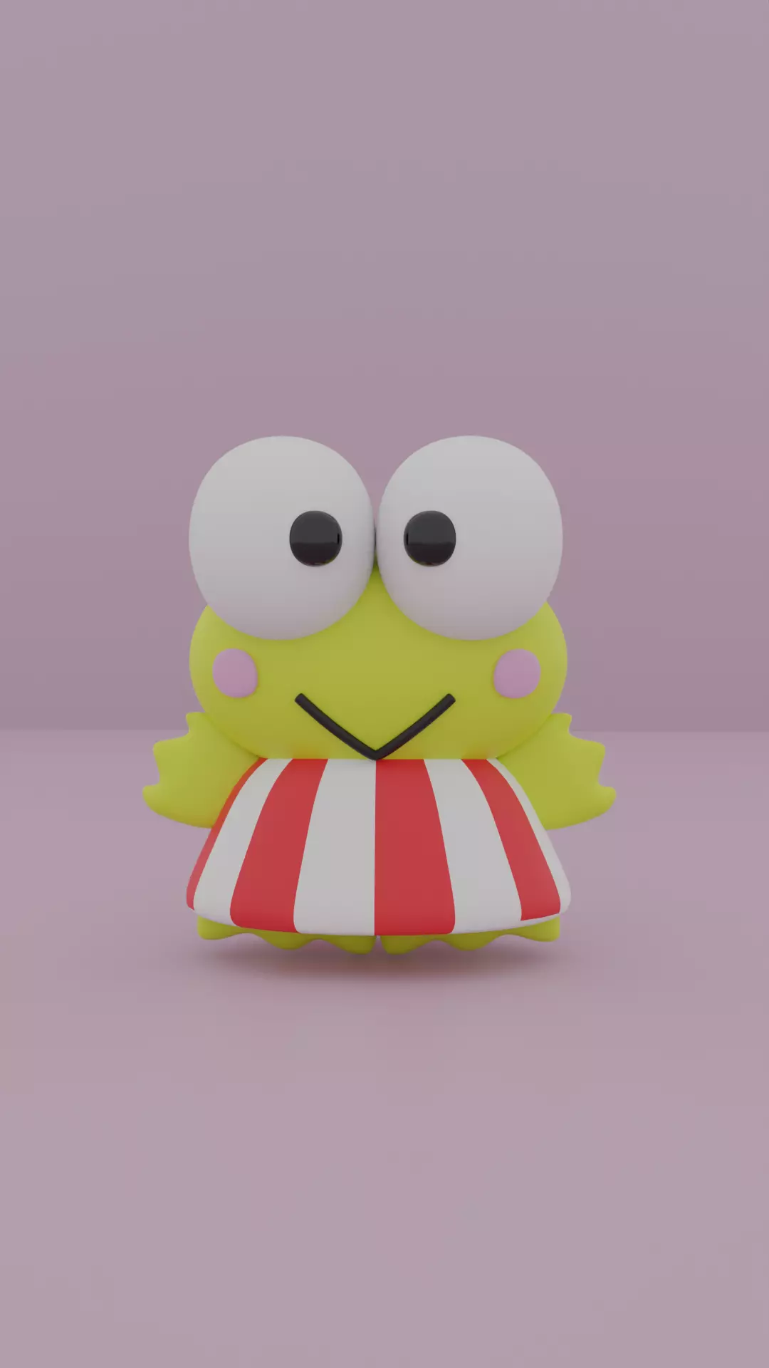 Discover 3D Cuteness with Keroppi 3D model_0