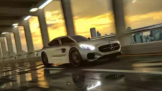 Car Animation Scenery