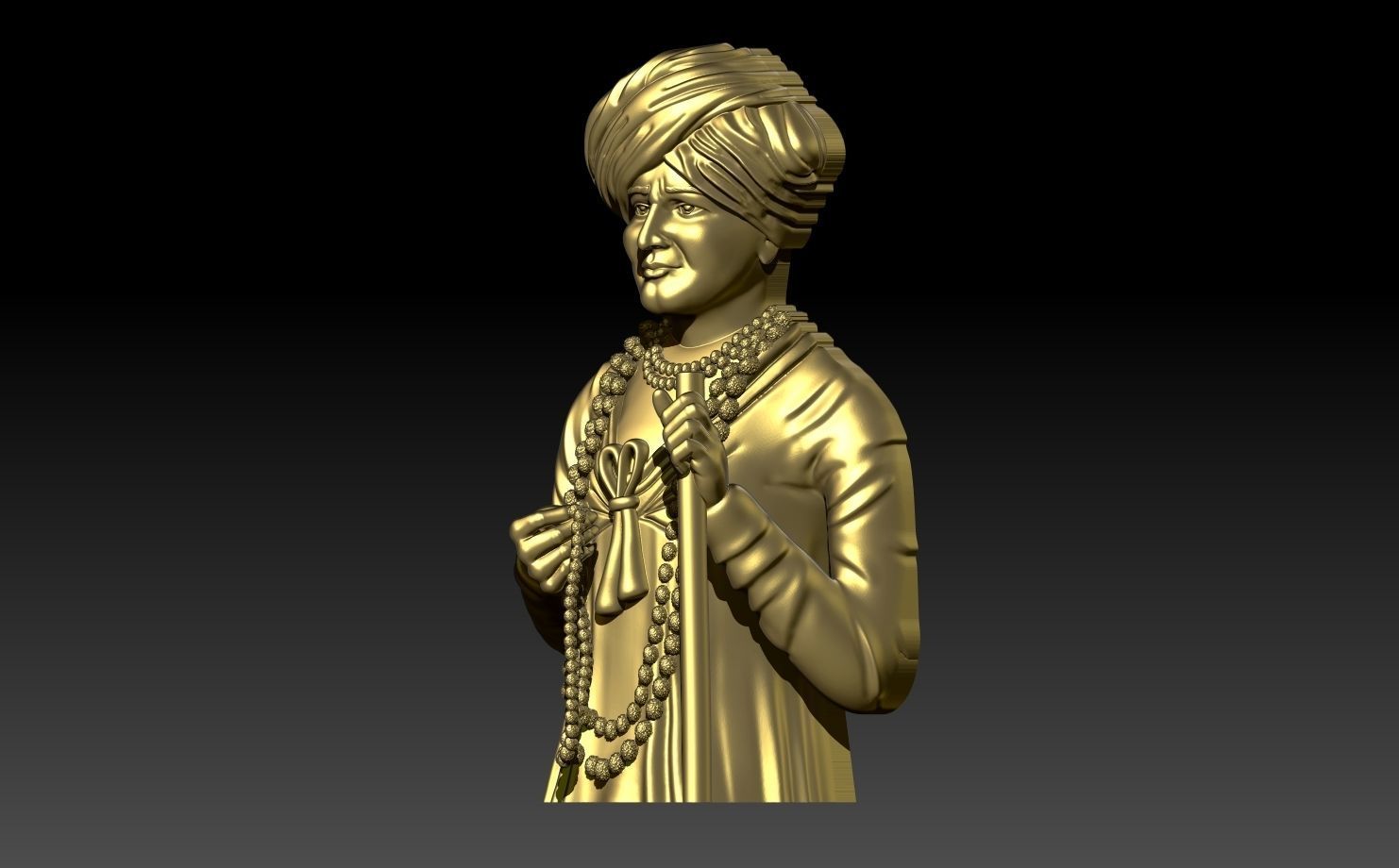 Jay Jalaram Bapa - RAM 3D print model_2