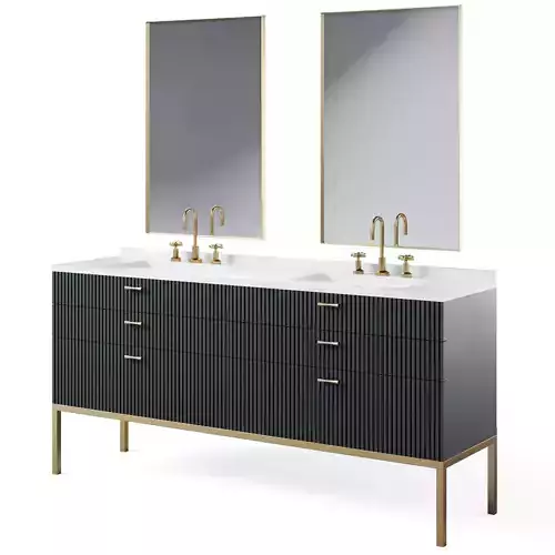 Vanity unit BERLIE by Cazarina